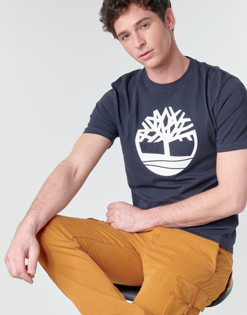 Timberland - SS KENNEBEC RIVER BRAND TREE TEE - Marine