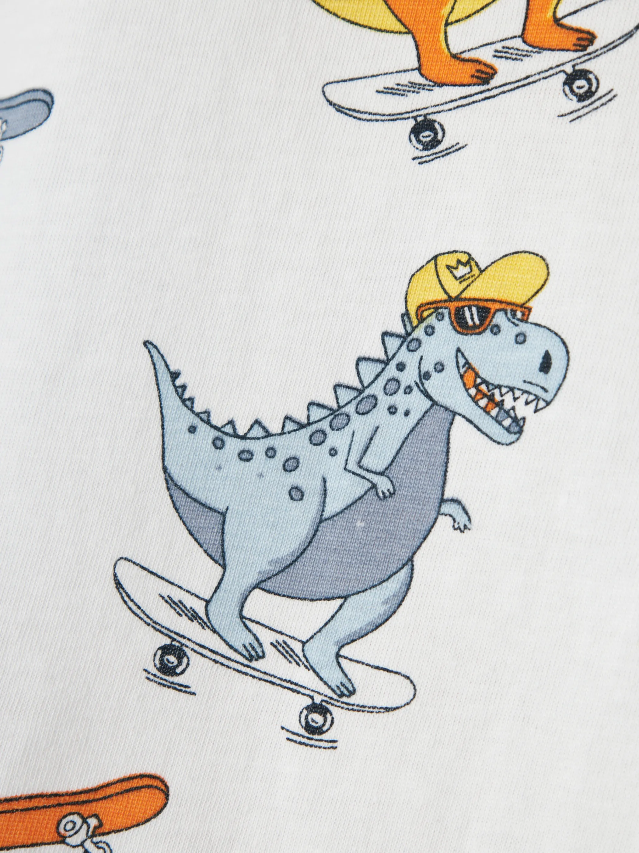 Jungen Shirt mit Dino Alloverprint