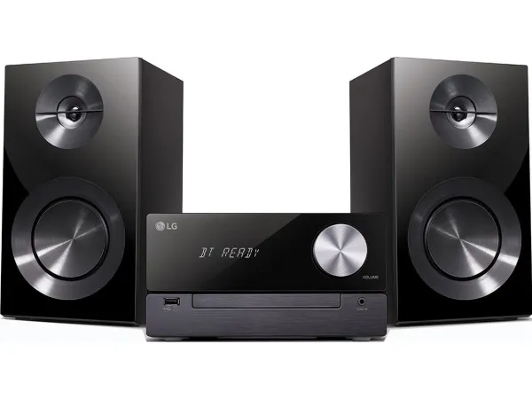 LG CM2460DAB - Mikrosystem - 2 x 50 Watt - sort