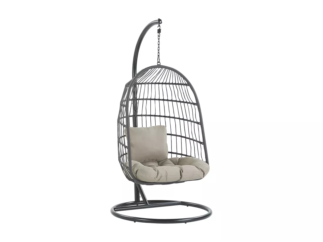 Fauteuil suspendu avec support ALLERA Métal Noir