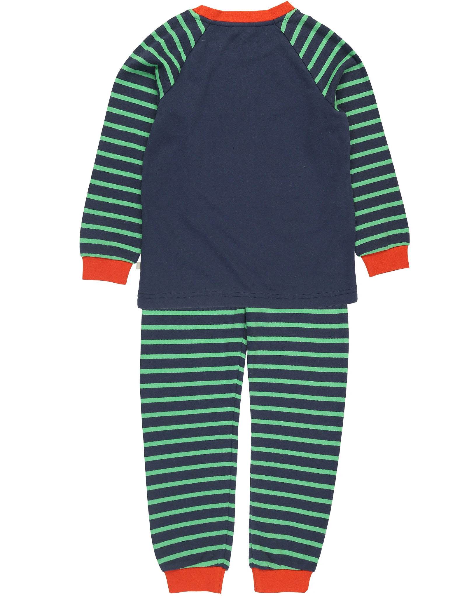 Schlafanzug lang BUGS in indigo/green