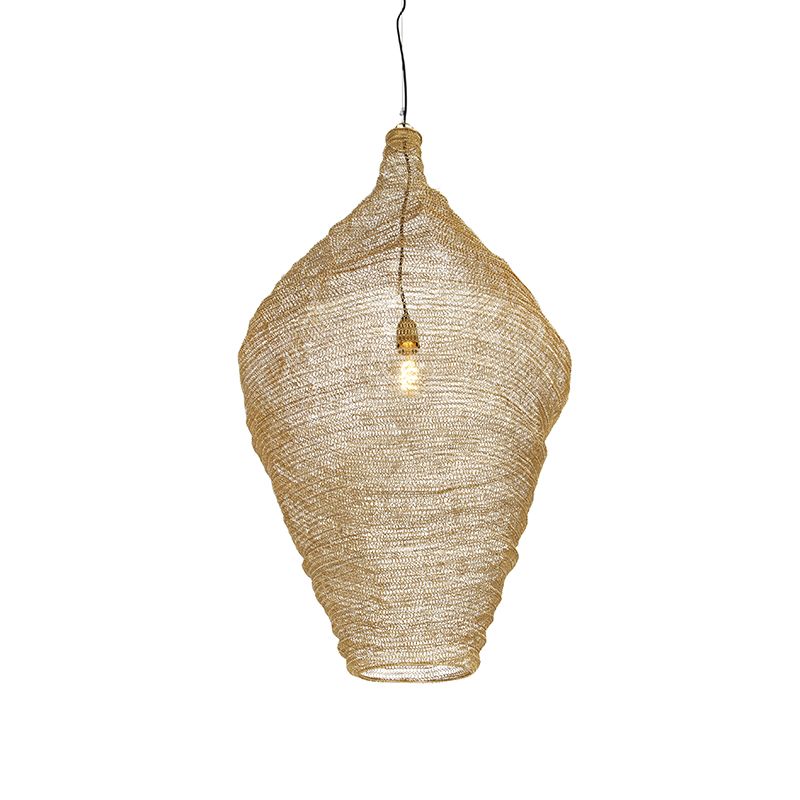 Oosterse hanglamp goud 60 cm - Nidum L