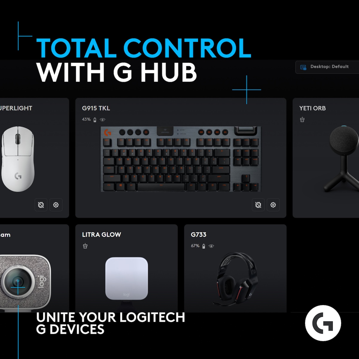 Logitech G Yeti Orb gamingmikrofon (sort)