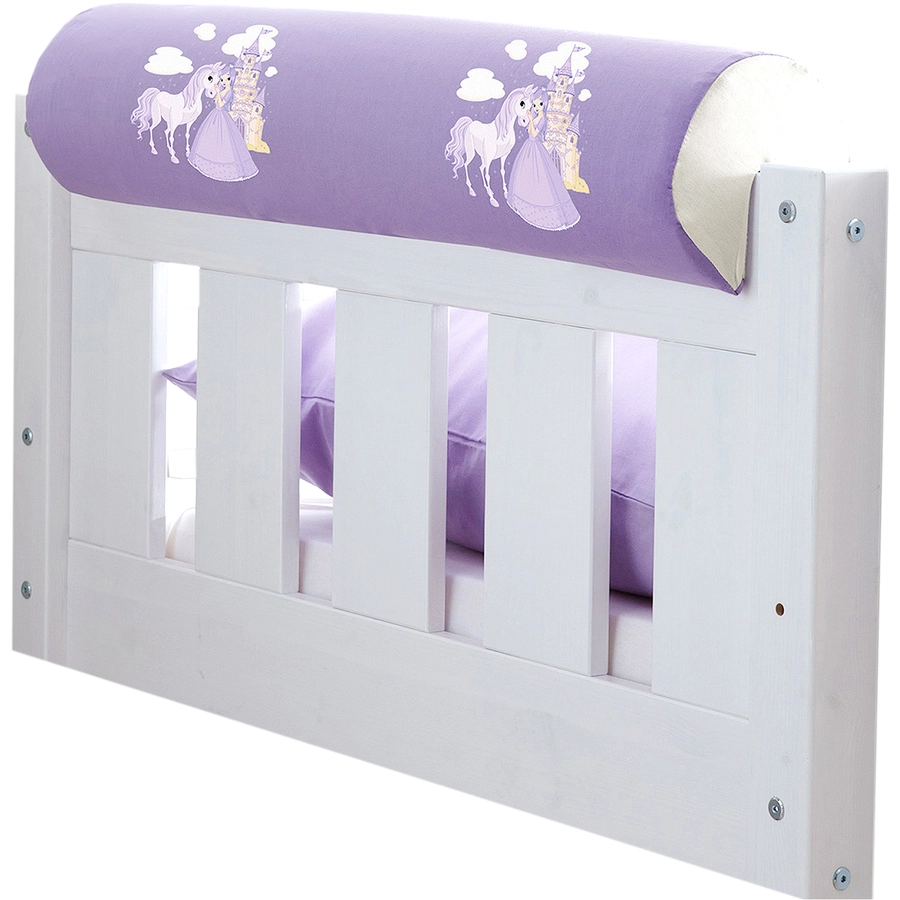 TICAA Kinder Nackenrolle für Hochbett mit Farbauswahl Horse (Lila)