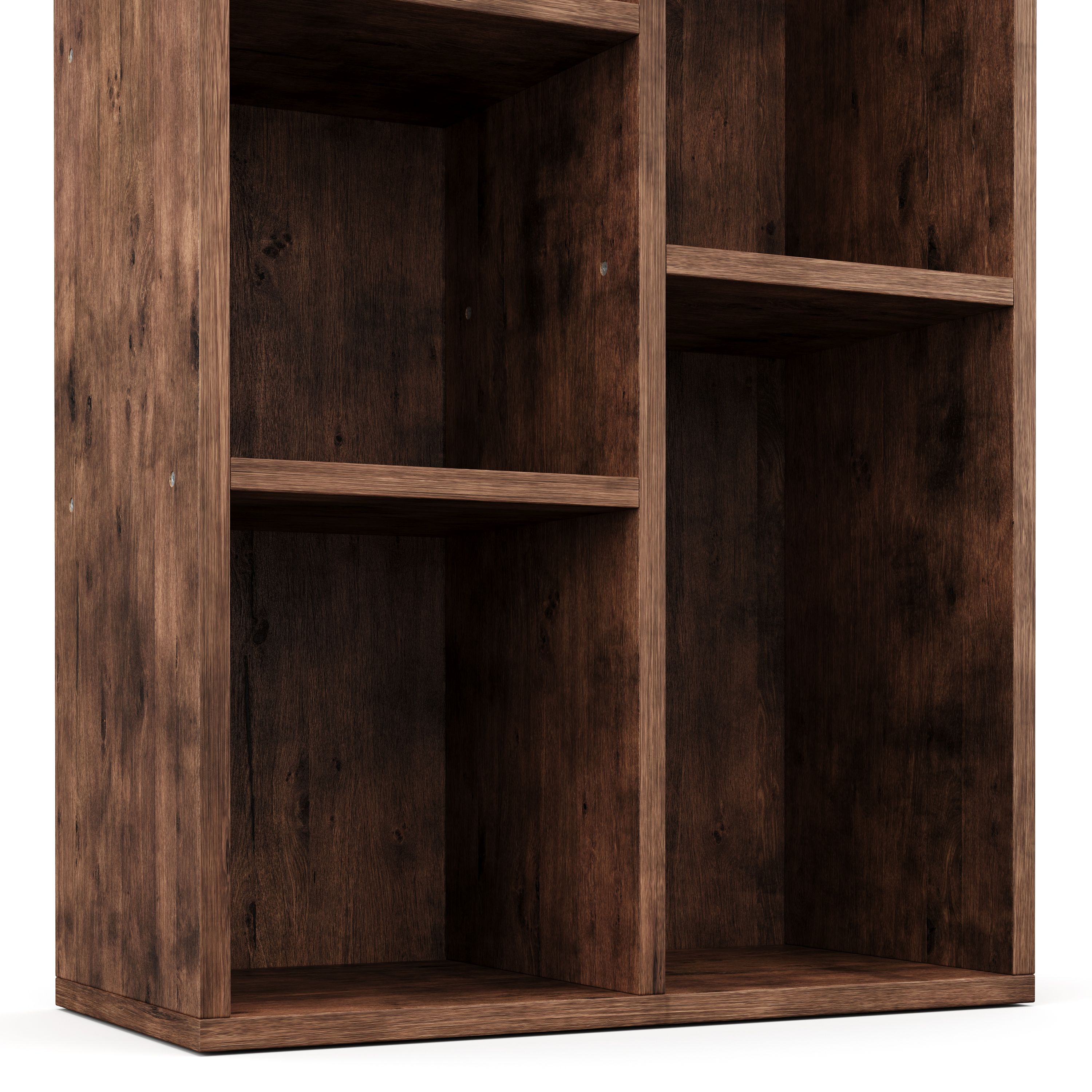 Bücherregal Vintage BONITA 5 Fächer 50 x 80 cm