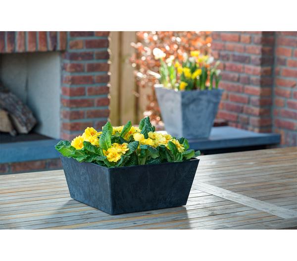 Artstone Kunststoff-Schale Ella, quadratisch