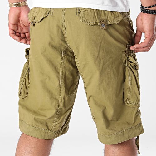 Short Cargo Panoramique Basic Vert Kaki