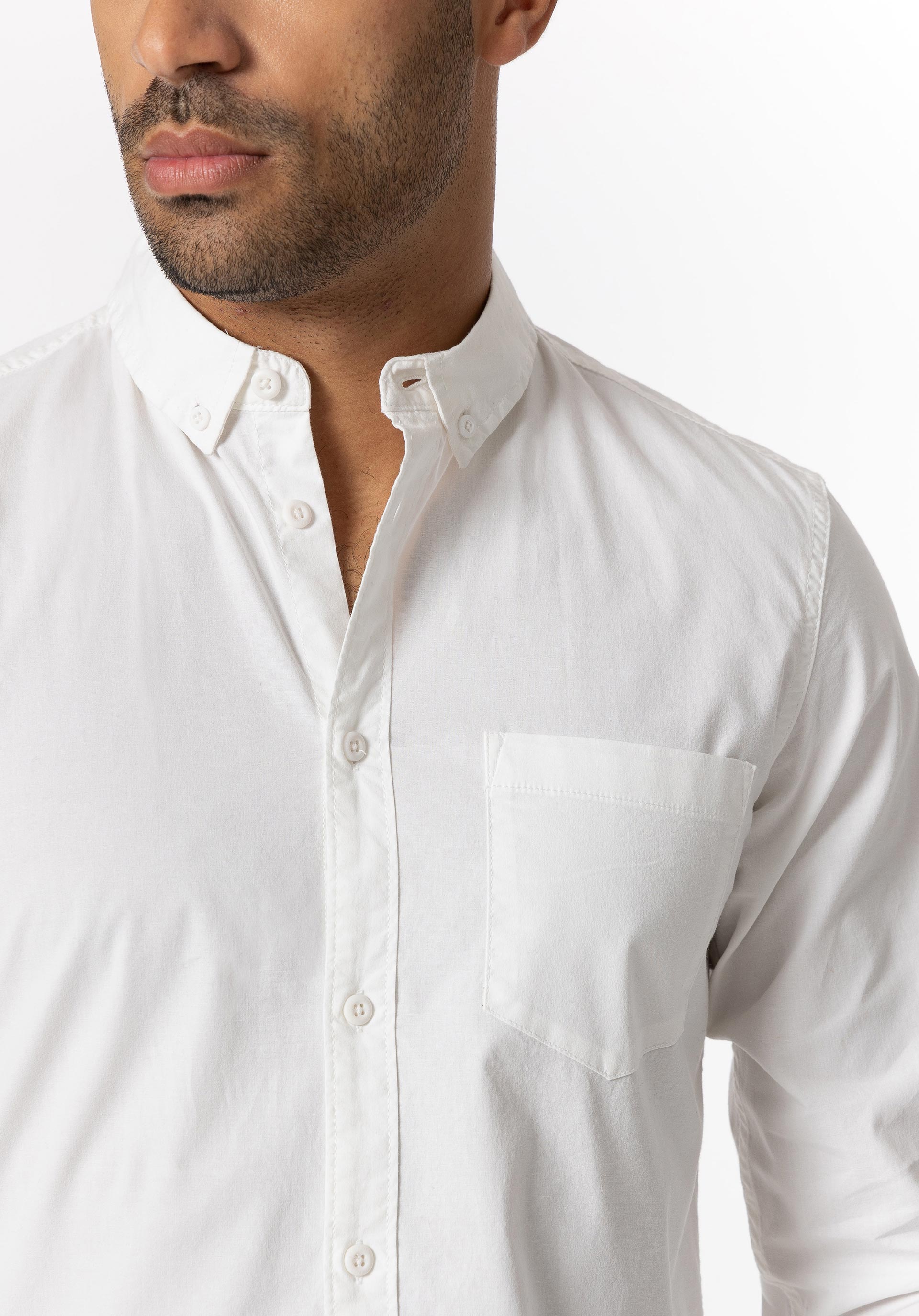 Camisa Slim Fit Popelina