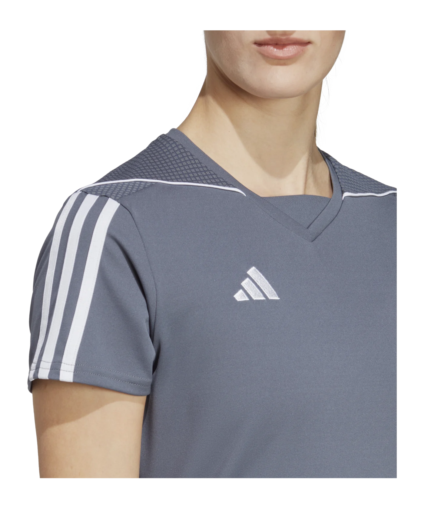 adidas Tiro 23 Trikot Damen Grau Weiss