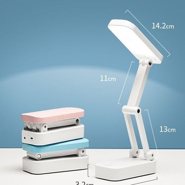 HOMTEC - USB oplaadbare opvouwbare bureauleeslamp