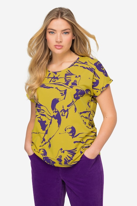 T-Shirt, Rundhals, Entendruck, OEKO-TEX