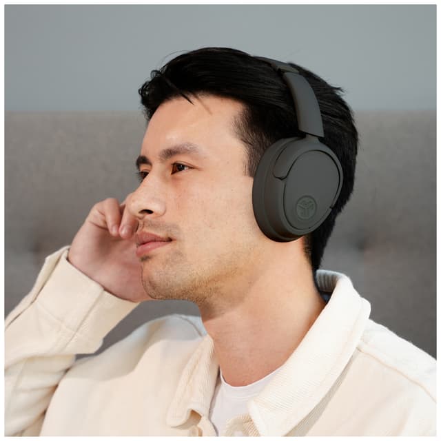 JLab JBuds Lux ANC trådløse around-ear høretelefoner (grafit)