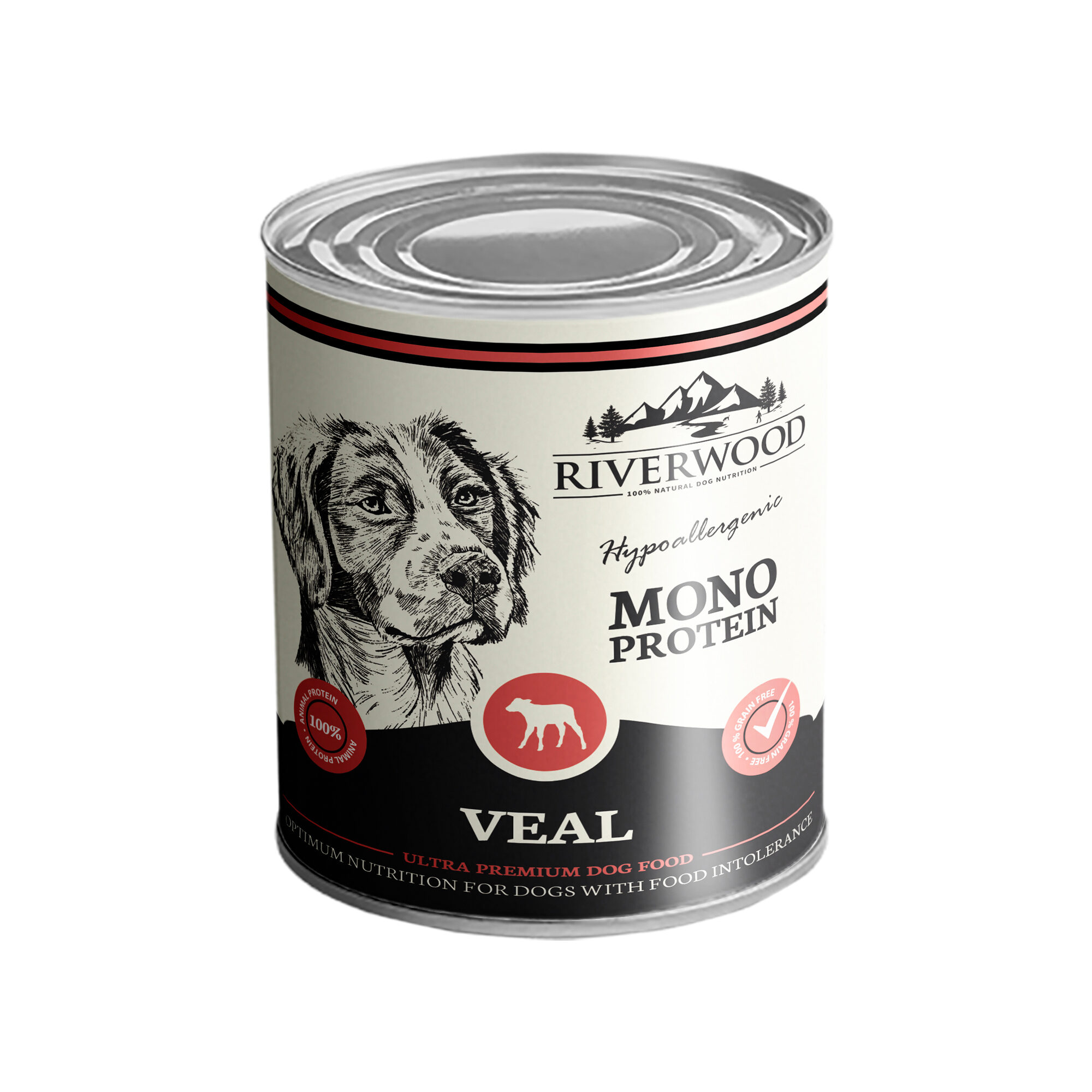 Riverwood Mono Proteïne Hondenvoer - Blik