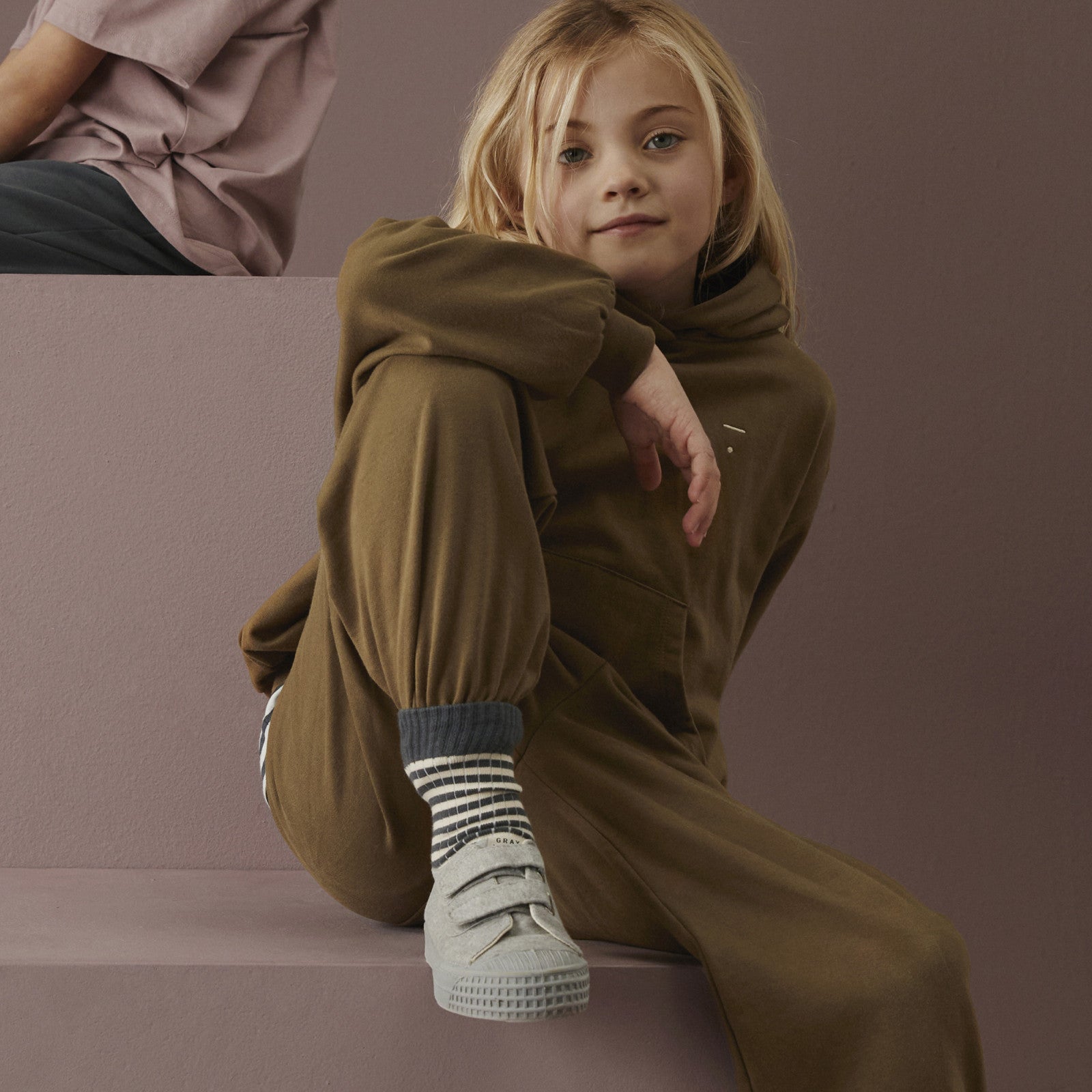 Socken 2er-Set Blue Grey Cream