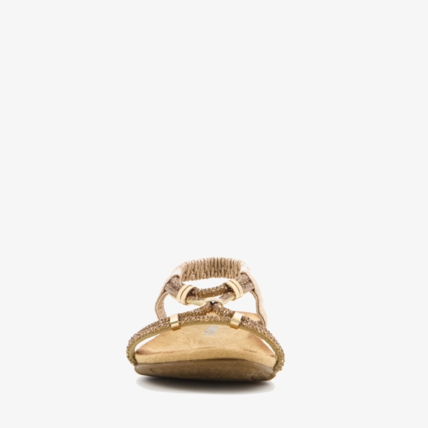 Blue Box meisjes sandalen goud met glitter