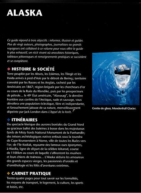 GALLIMARD - ALASKA BIBLIOTHEQUE DU VOYAGEUR