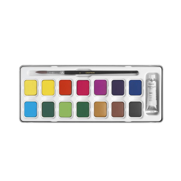Caran d'Ache Gouachefarbe Studio, Tabletten-Set