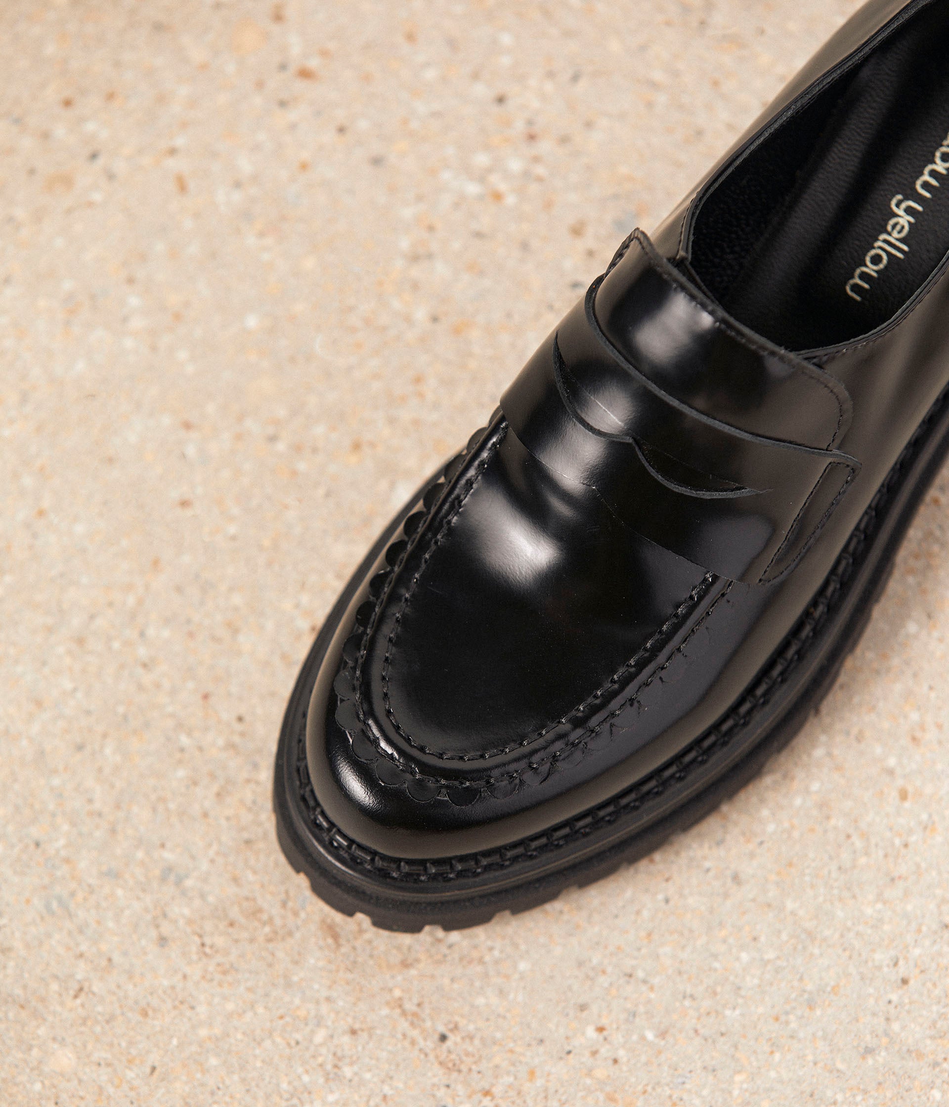 Mocassins noirs Armande