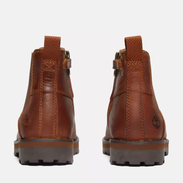 Bota Chelsea Infantil Courma Kid na cor marrom