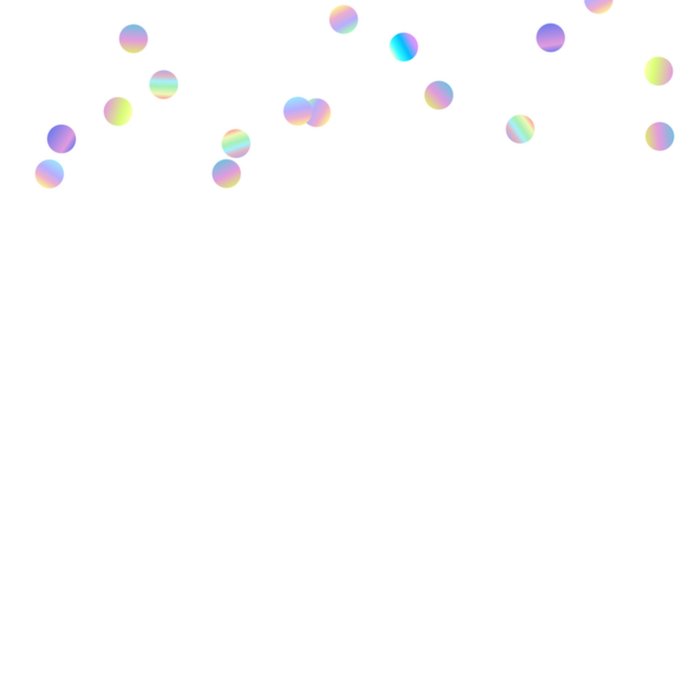 Luckz | Nieuwe baan kaart | confetti