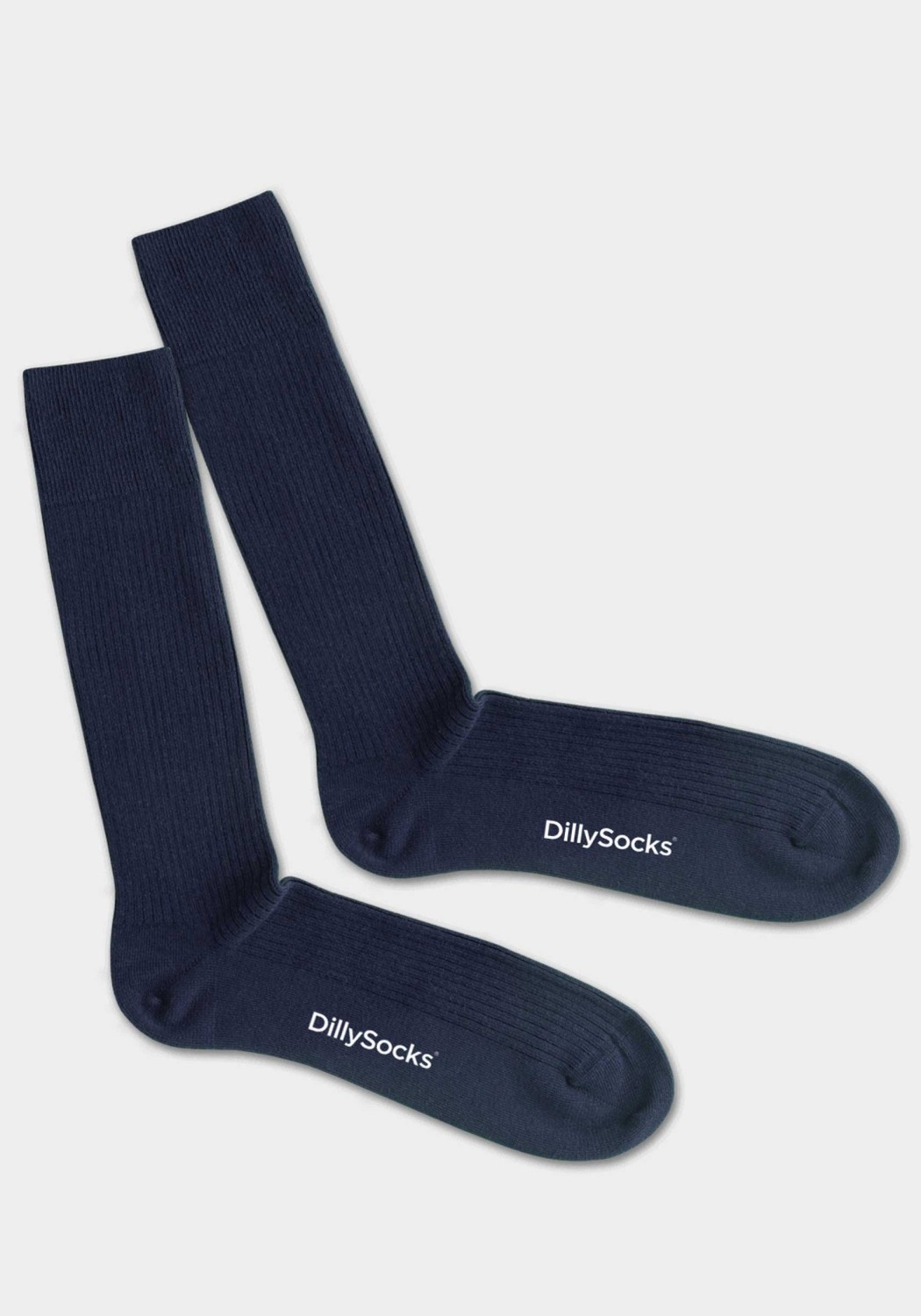 DillySocks Socken Ribbed Dark Navy