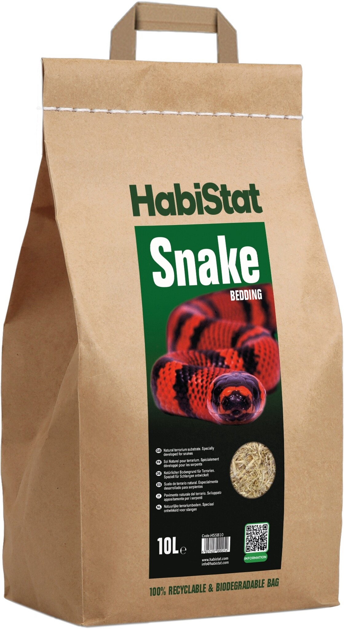 Habistat Terrarium Substraat Slangen 10kg