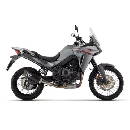 Silencieux Arrow indy race evo alu noir embout carbone - Noir