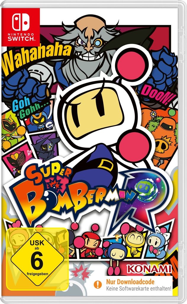 Konami Spielesoftware »Super Bomberman R (Code in a Box)« Nintendo Switch