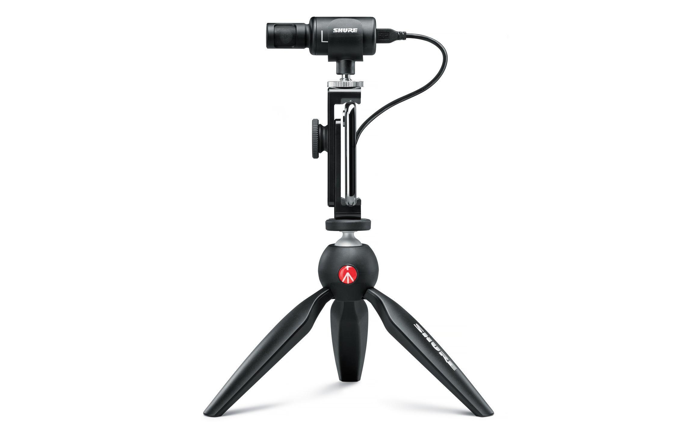 Mikrofon MV88+ Video Kit<br>Mobile Aufnahmeausrüstung für hochauflösende mobile Video- und Audioaufnahmen