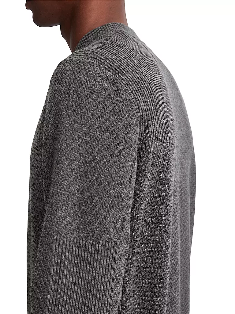 MARC O'POLO Strickjacke grau