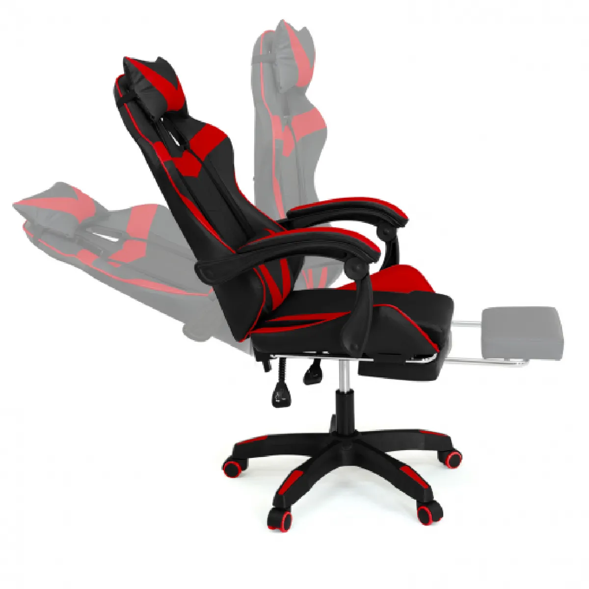 Idmarket MARKET Fauteuil gaming ALEX - Noir/Rouge