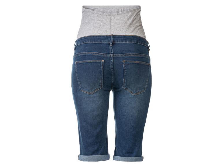 Dames zwangerschaps jeansshorts