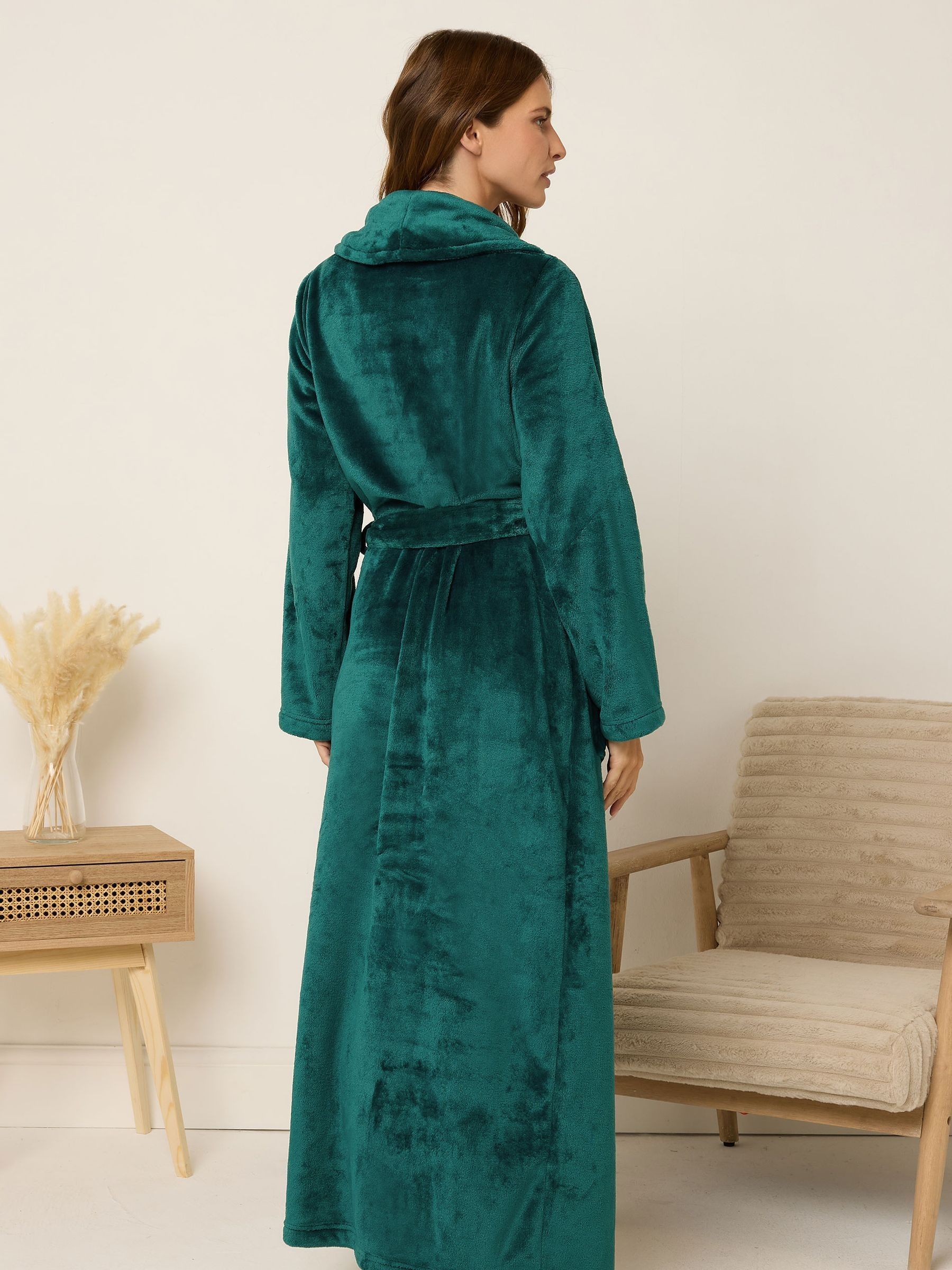 Groen - M&Co Super Luxe Shawl Maxi Robe