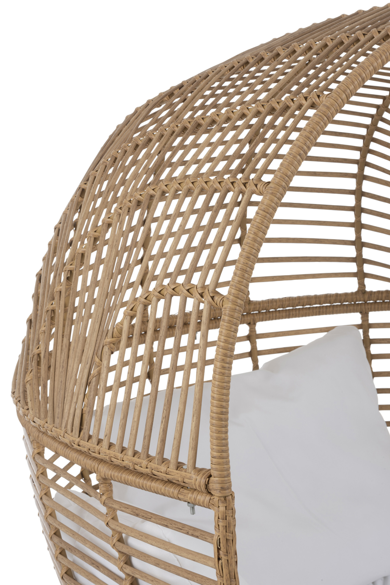 Fauteuil Ovaal staal naturel