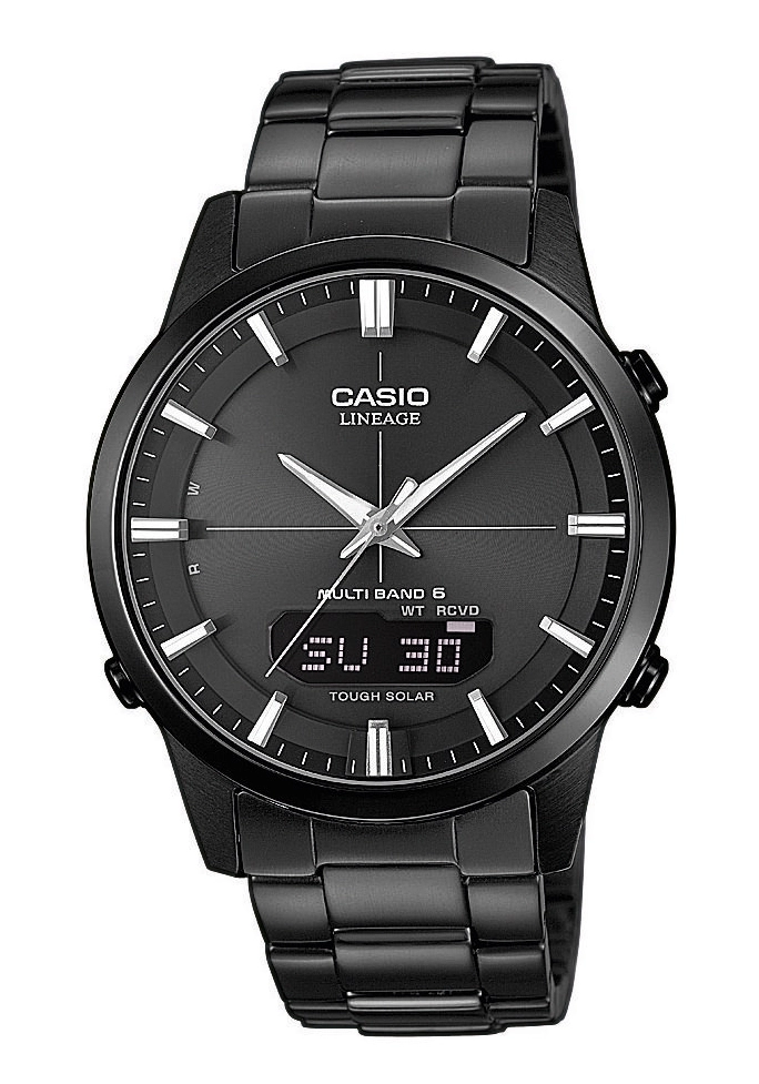 Casio Herren Funkuhr Schwarz LCW-M170DB-1AER