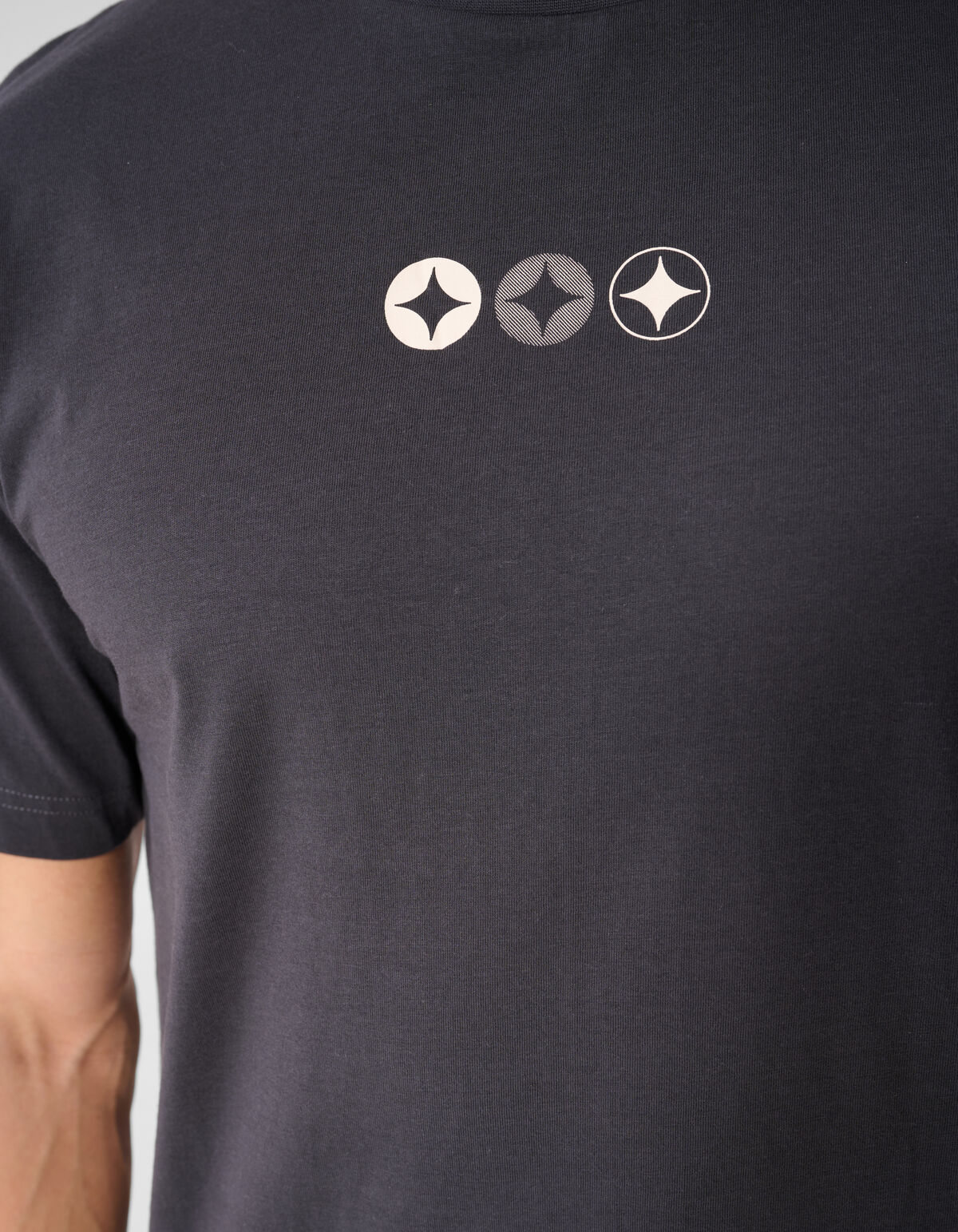 Spark Logo Artwork T-shirt Donkergrijs