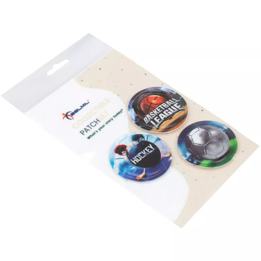 Belmil Patch Belmil Patches mit Klettverschluss Set 3-teilig Sport