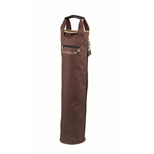 Bolsa para transporte de bridões Dublin Imperial, cor chocolate/creme