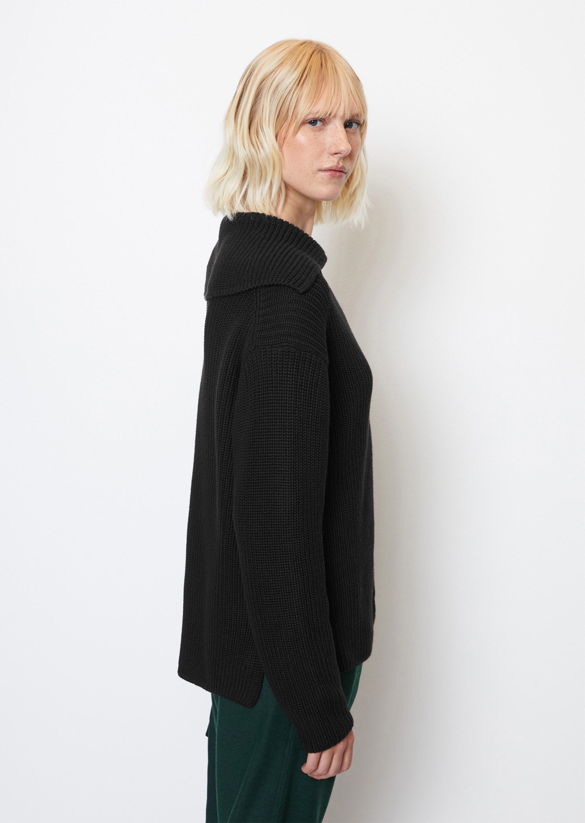 DfC Pullover im Troyer-Stil aus Organic Cotton