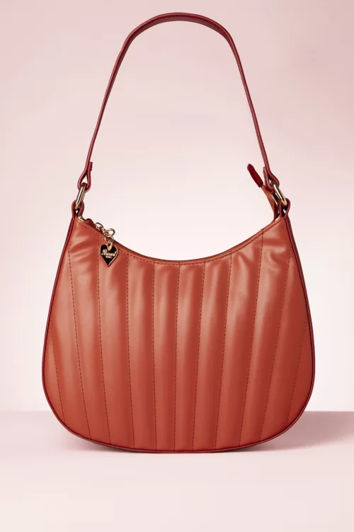 Banned Retro Thelma handtas in roestrood