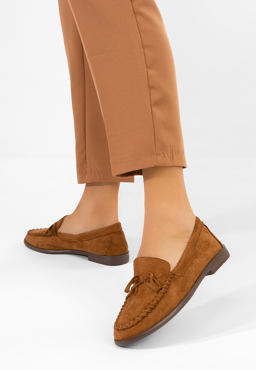 Mocassins femme chameau Senolia