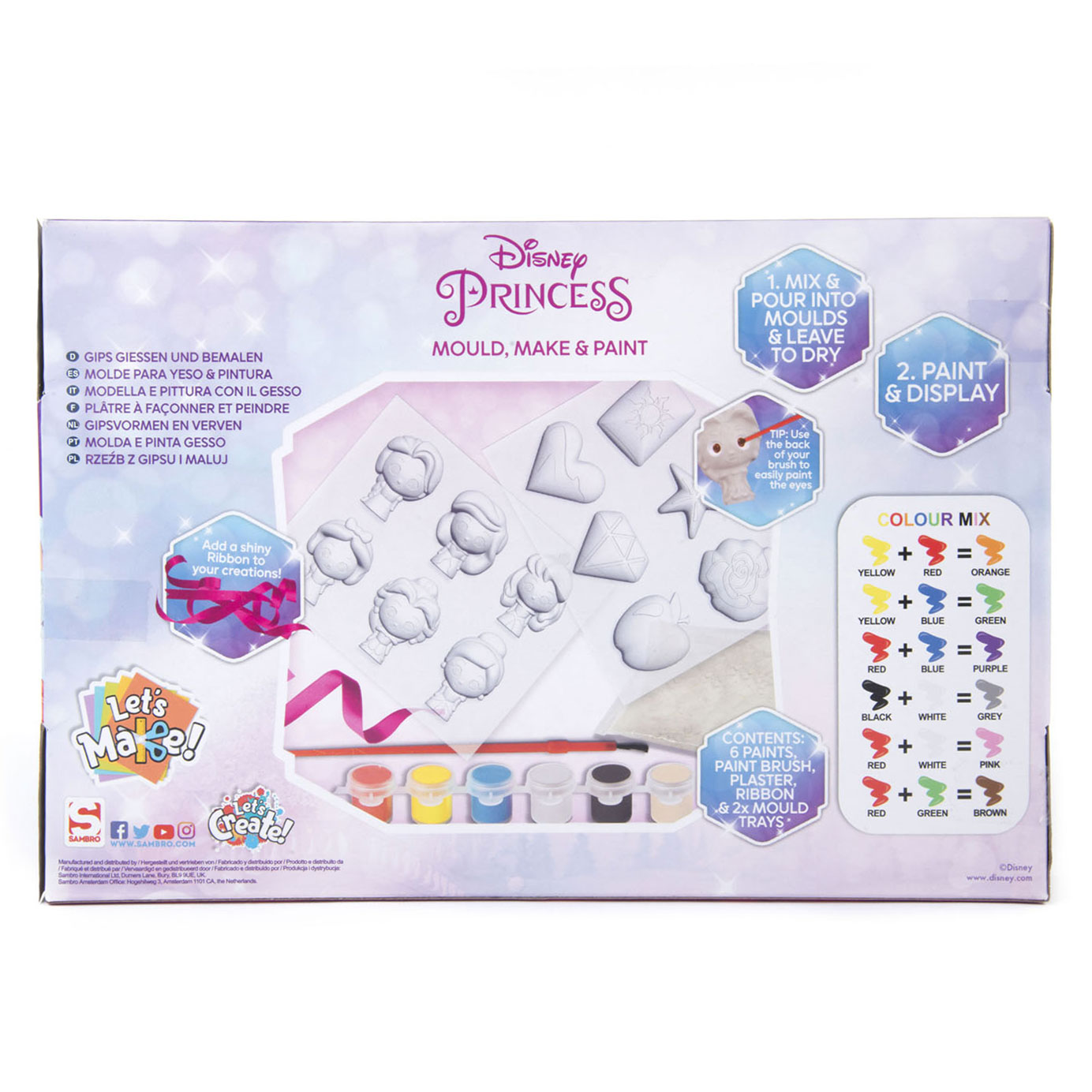 Gips Gieten & Schilderen Disney Prinses XL