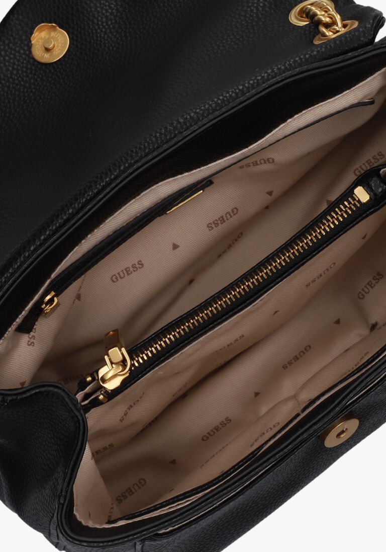 GUESS zwarte guess schoudertas laryn convertible