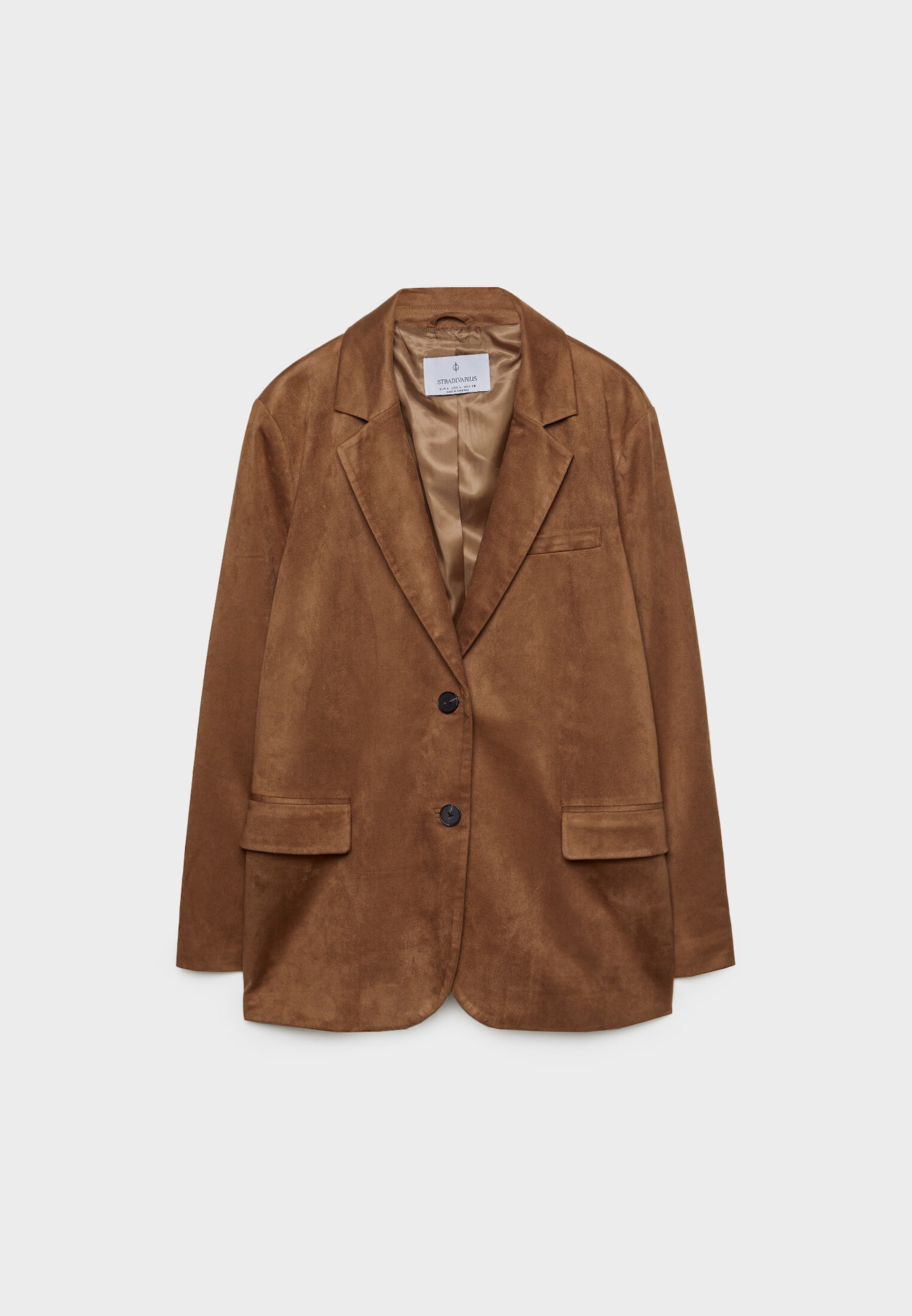 Blazer de camurça sintética
