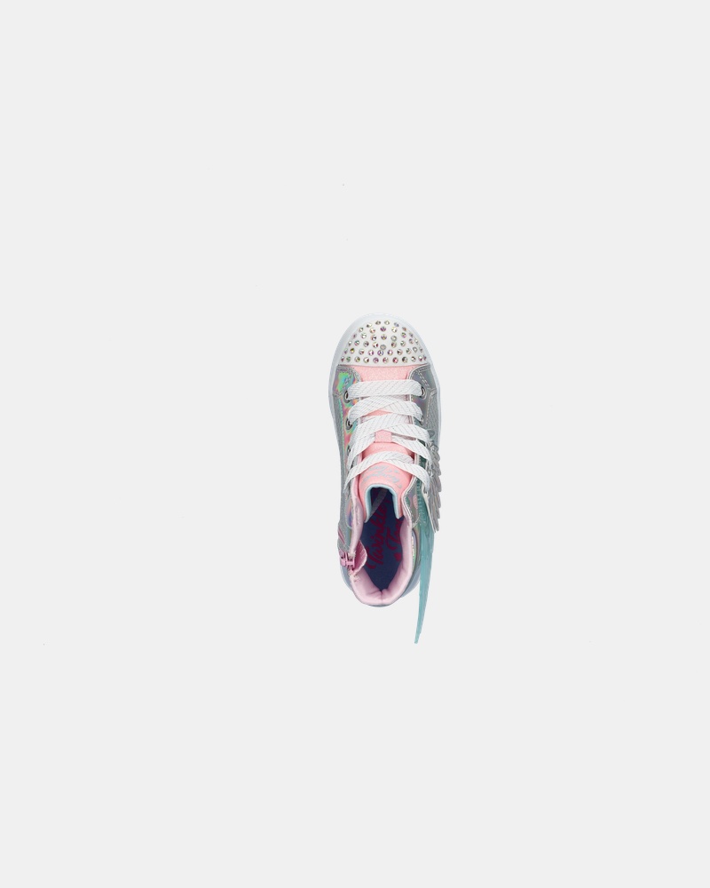 Skechers Twinkle Toes Hoge sneakers  - zilver