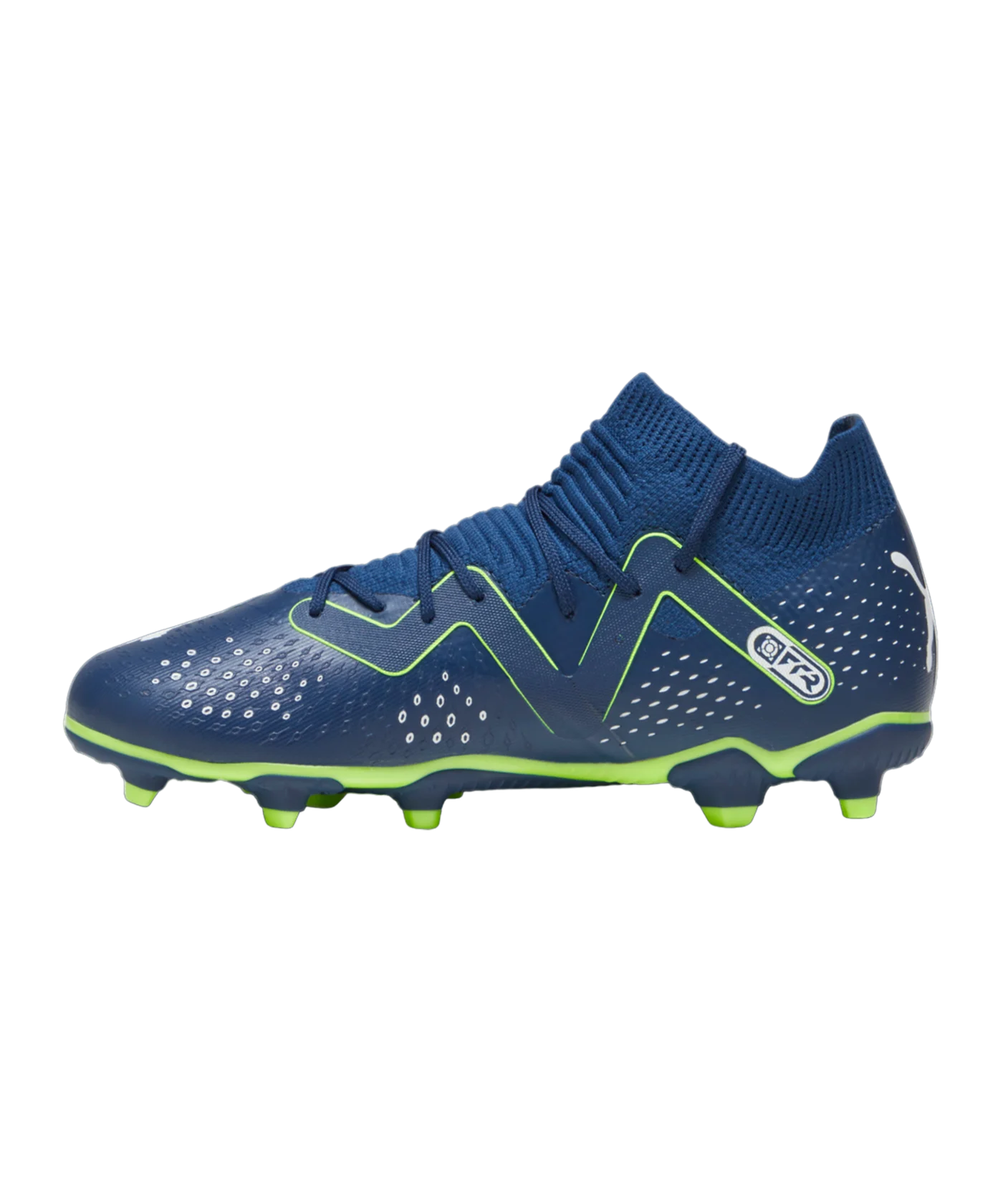 PUMA FUTURE Match FG/AG Jr Gear Up Kids Blau Weiss F03