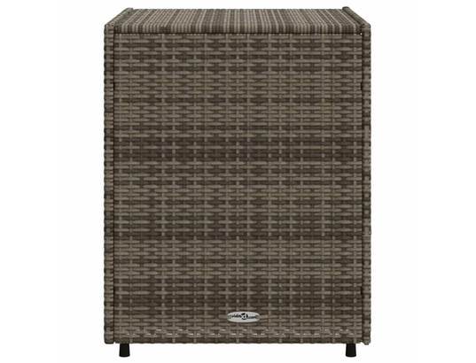 VIDAXL - Armoire de jardin Armoire de rangement de jardin gris 55x59x69 cm résine tress...