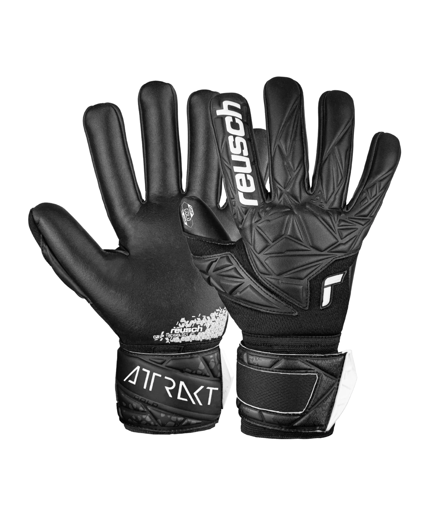 Reusch Attrakt Gold NC TW-Handschuhe Night Spark 2024 Schwarz F7700