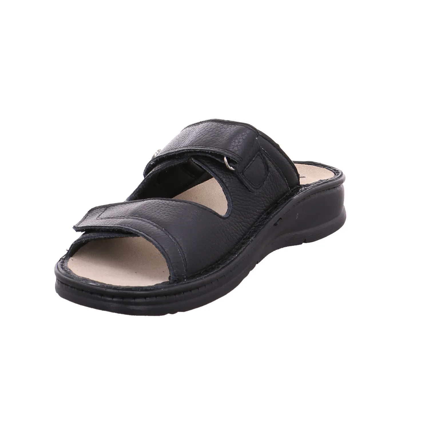 MUBB Bio-Mûles Schwarz Leder