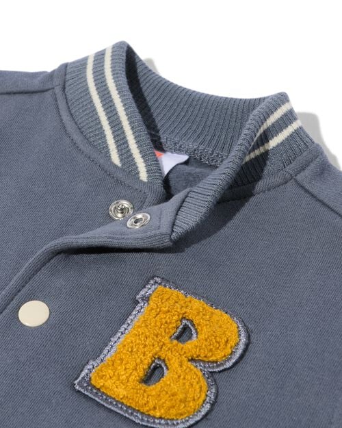 veste de baseball pour bébé gris foncé
